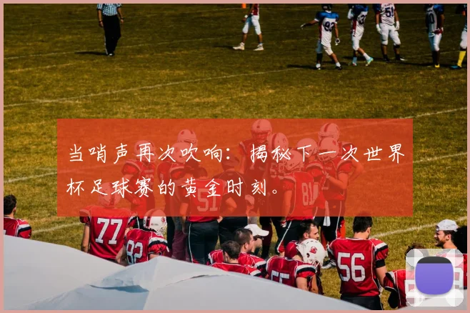 当哨声再次吹响：揭秘下一次世界杯足球赛的黄金时刻。
